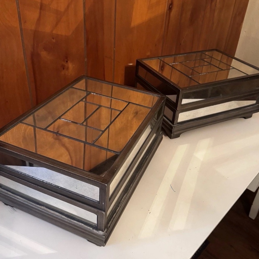 Uttermost Jewelry box mirrored Decorative Panel - Picture 7 of 12
